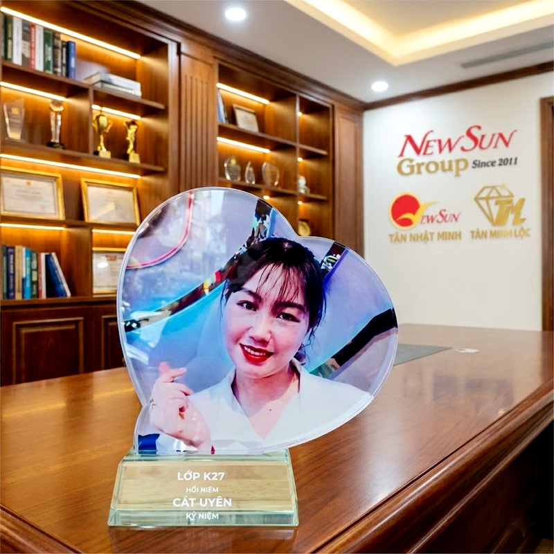 kỷ niệm chương thuỷ tinh