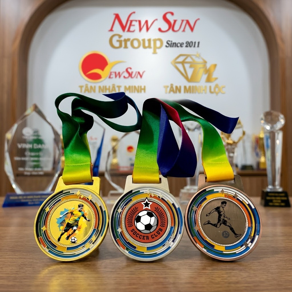 huy chương bóng đá giá rẻ