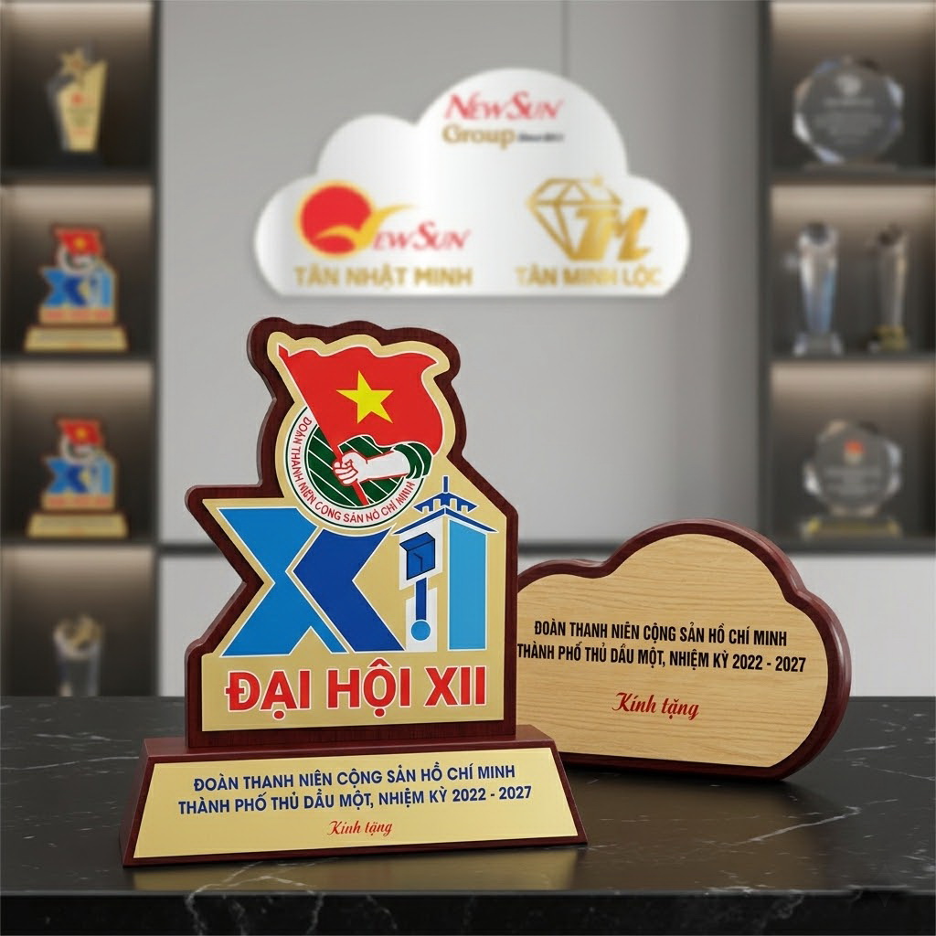 bảng vinh danh, kỷ niệm chương gỗ đồng