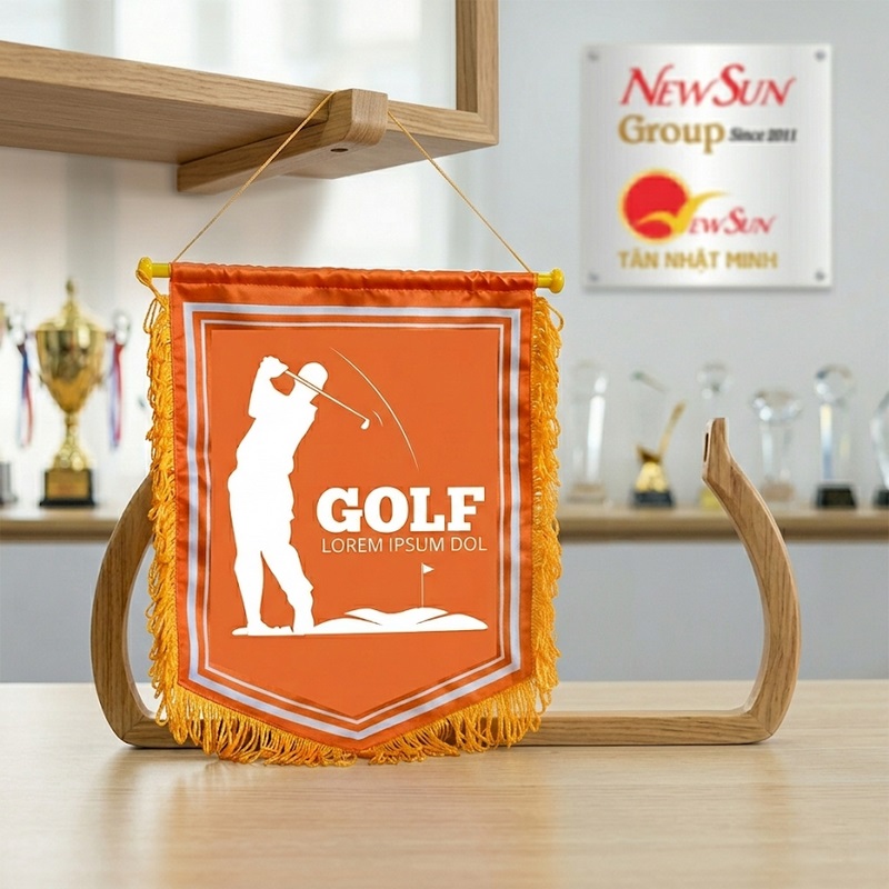 cờ lưu niệm golf