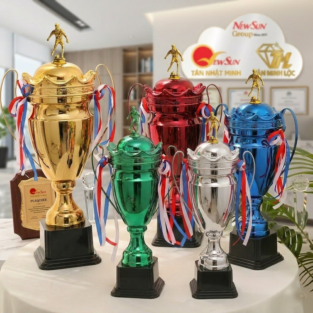 cúp bóng đá đẹp