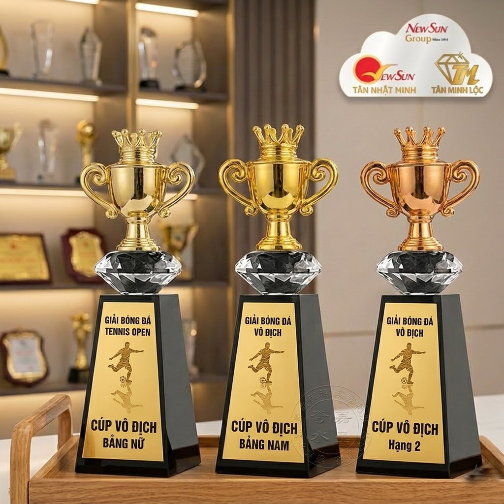 cúp bóng đá đẹp