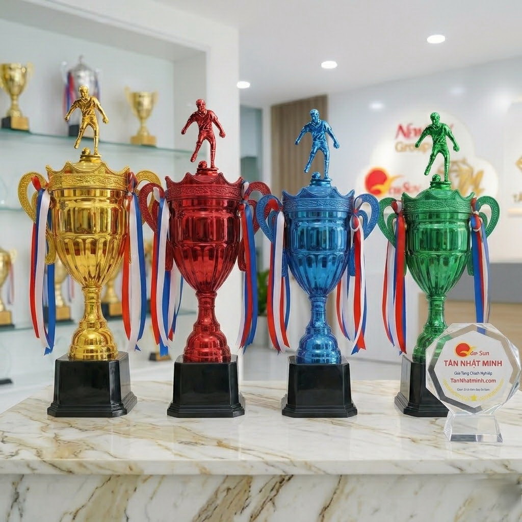 cúp bóng đá đẹp