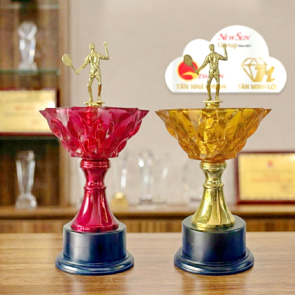 cúp cầu lông đẹp