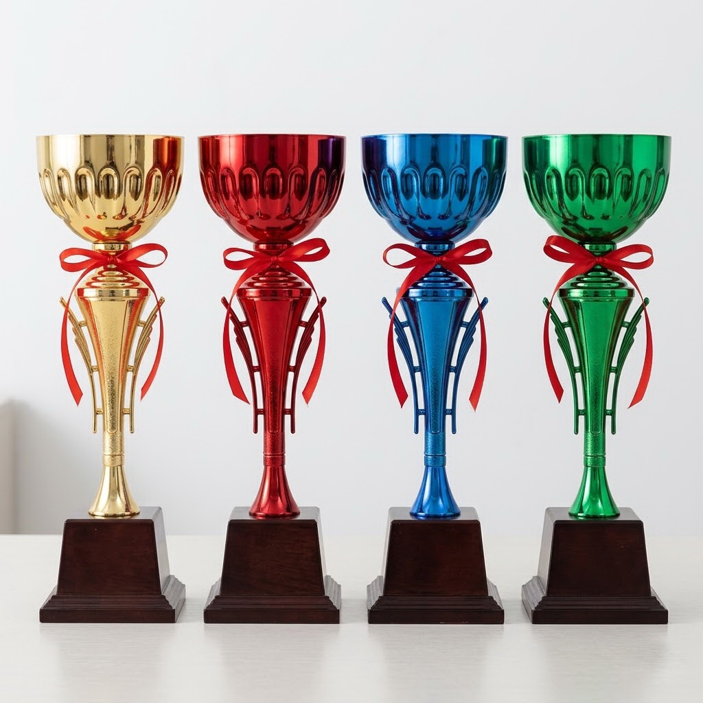 cúp thể thao và cúp kim loại