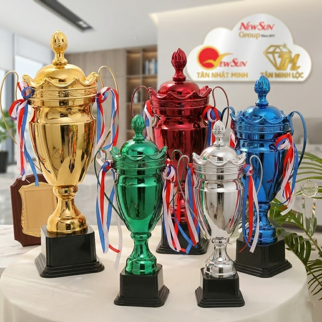 cúp thể thao và cúp kim loại