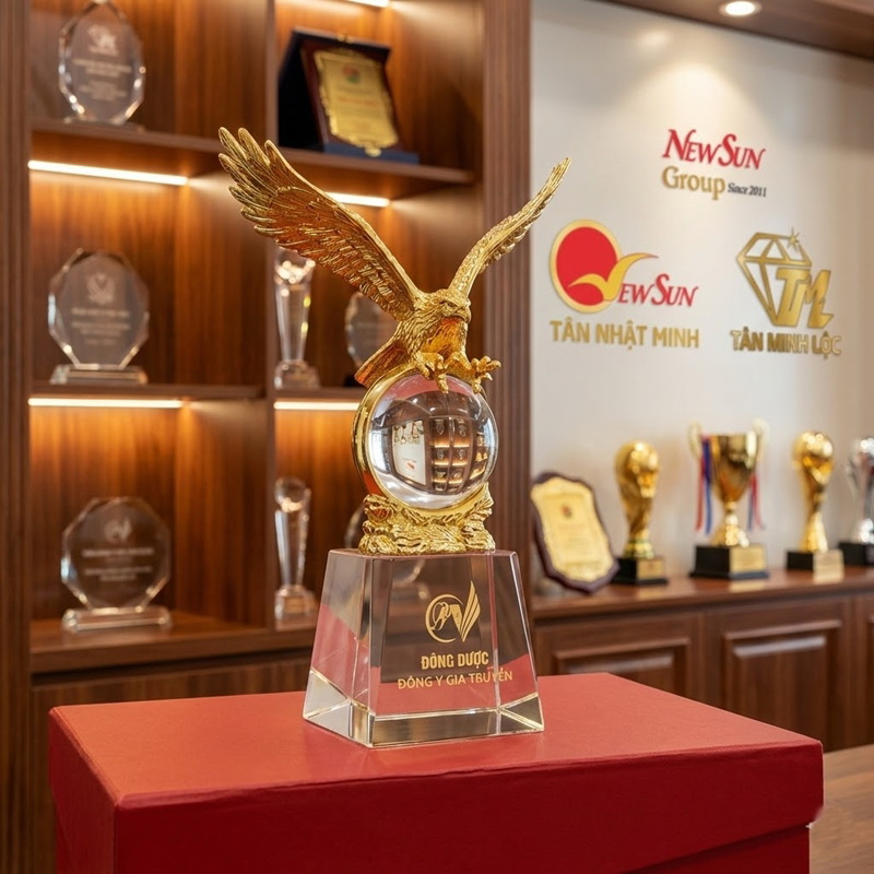 cúp lưu niệm đẹp