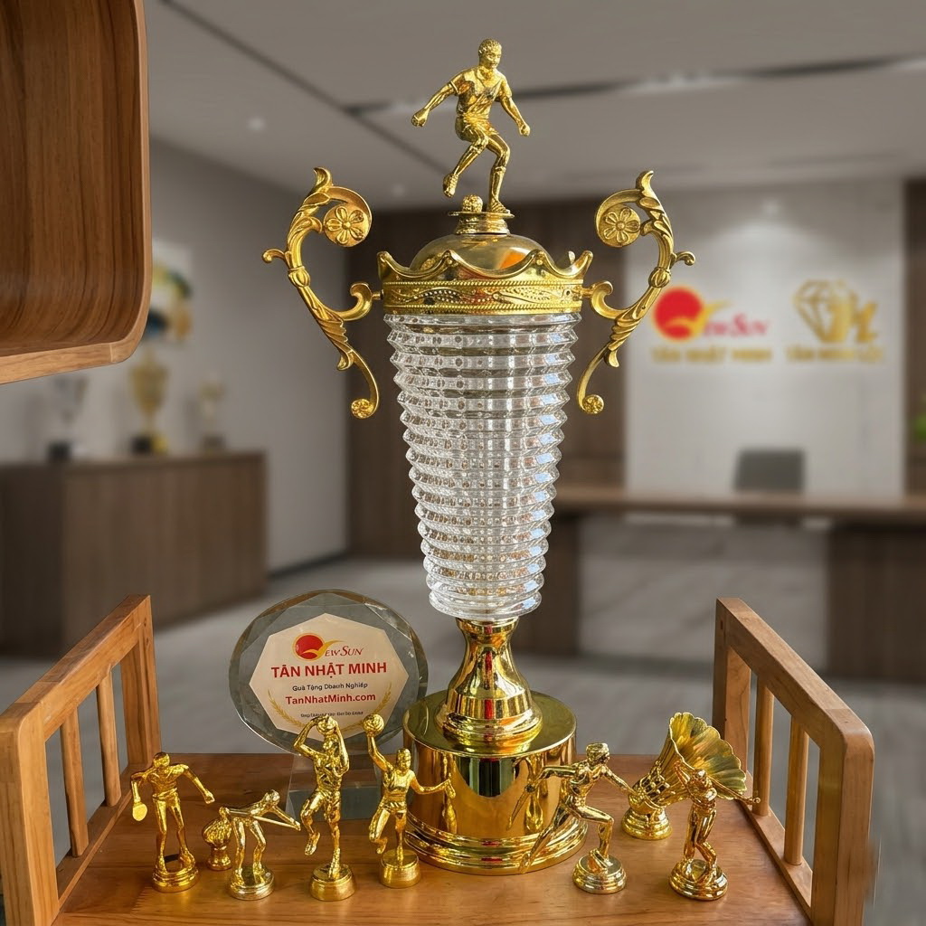 cúp bóng đá đẹp
