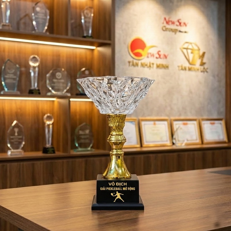 cúp pickleball đẹp