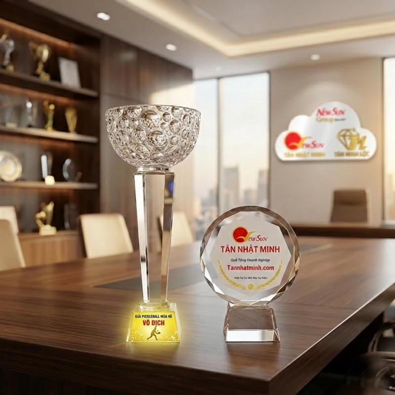 cúp pickleball đẹp