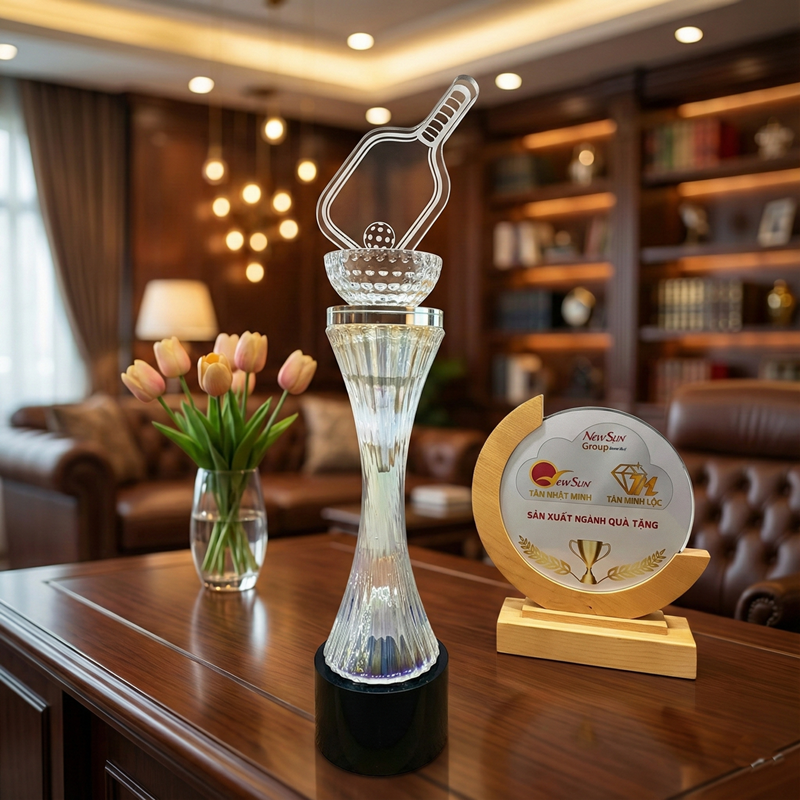 cúp pickleball đẹp