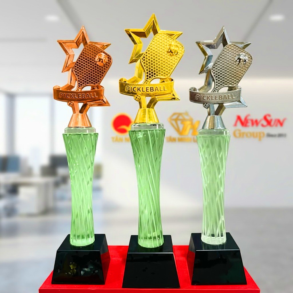 cúp pickleball đẹp