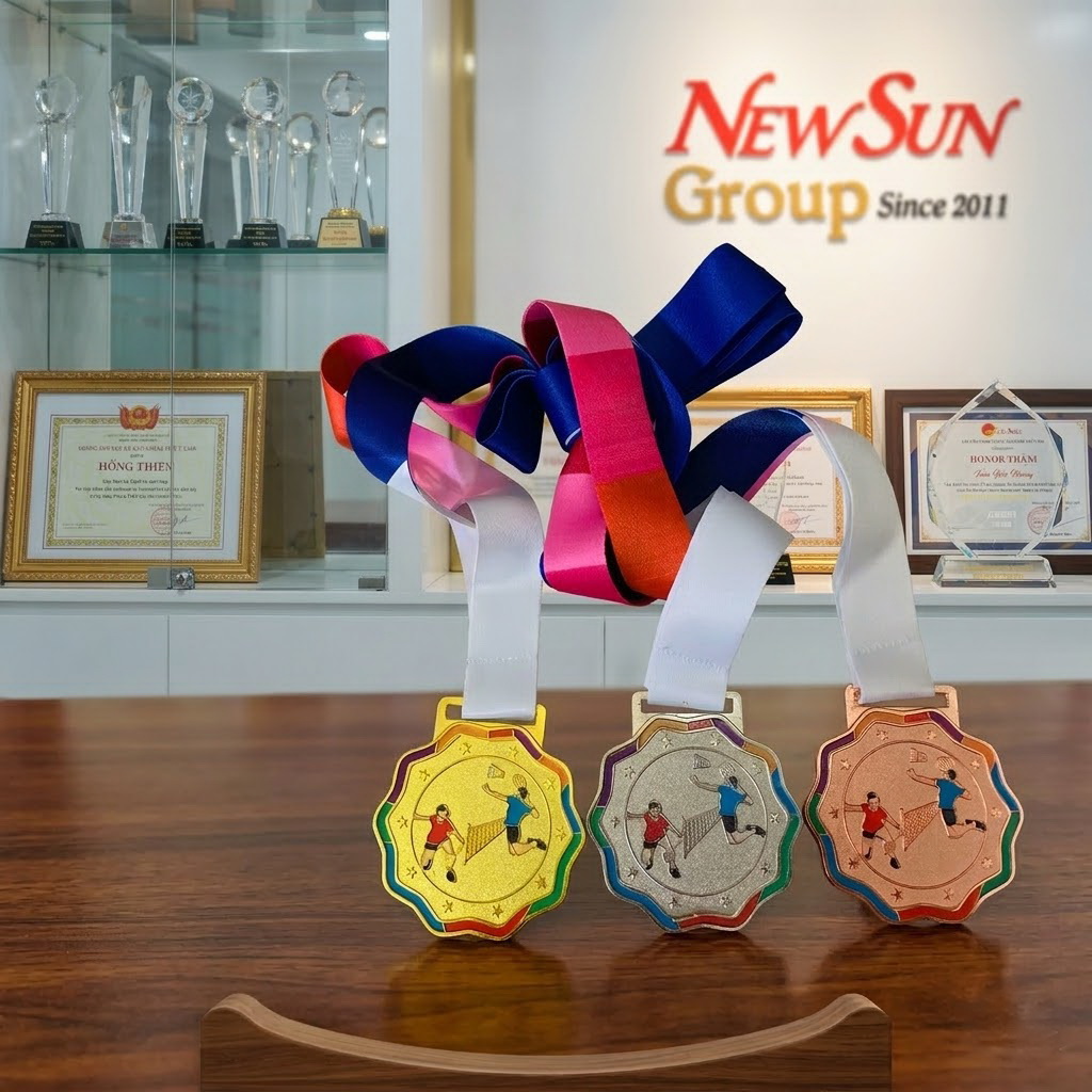 huy chương cầu lông