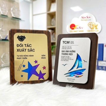 bang vinh danh vang bac cao cap 20x25