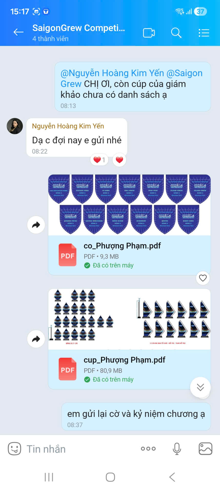 Len du noi dung de khach duyet truoc khi tien hanh san xuat Saigon Grew