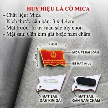 in lam huy hieu la co mica